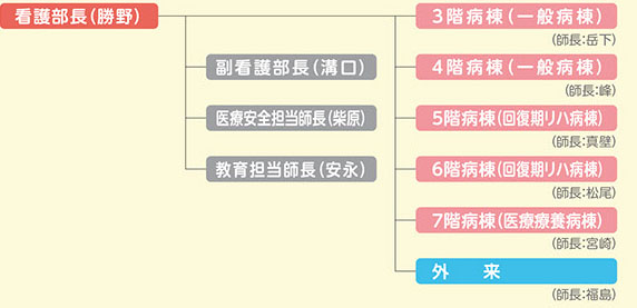 看護部の組織図